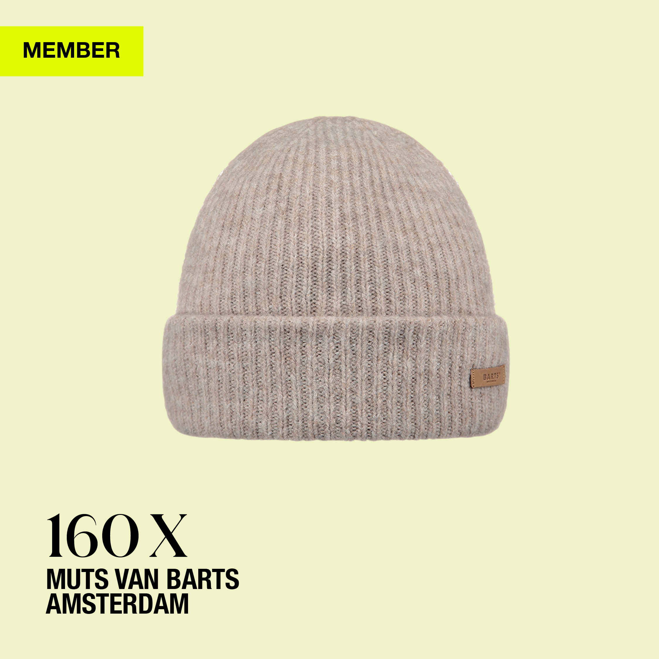 Win: 160x Barts Amsterdam muts t.w.v. €29,99