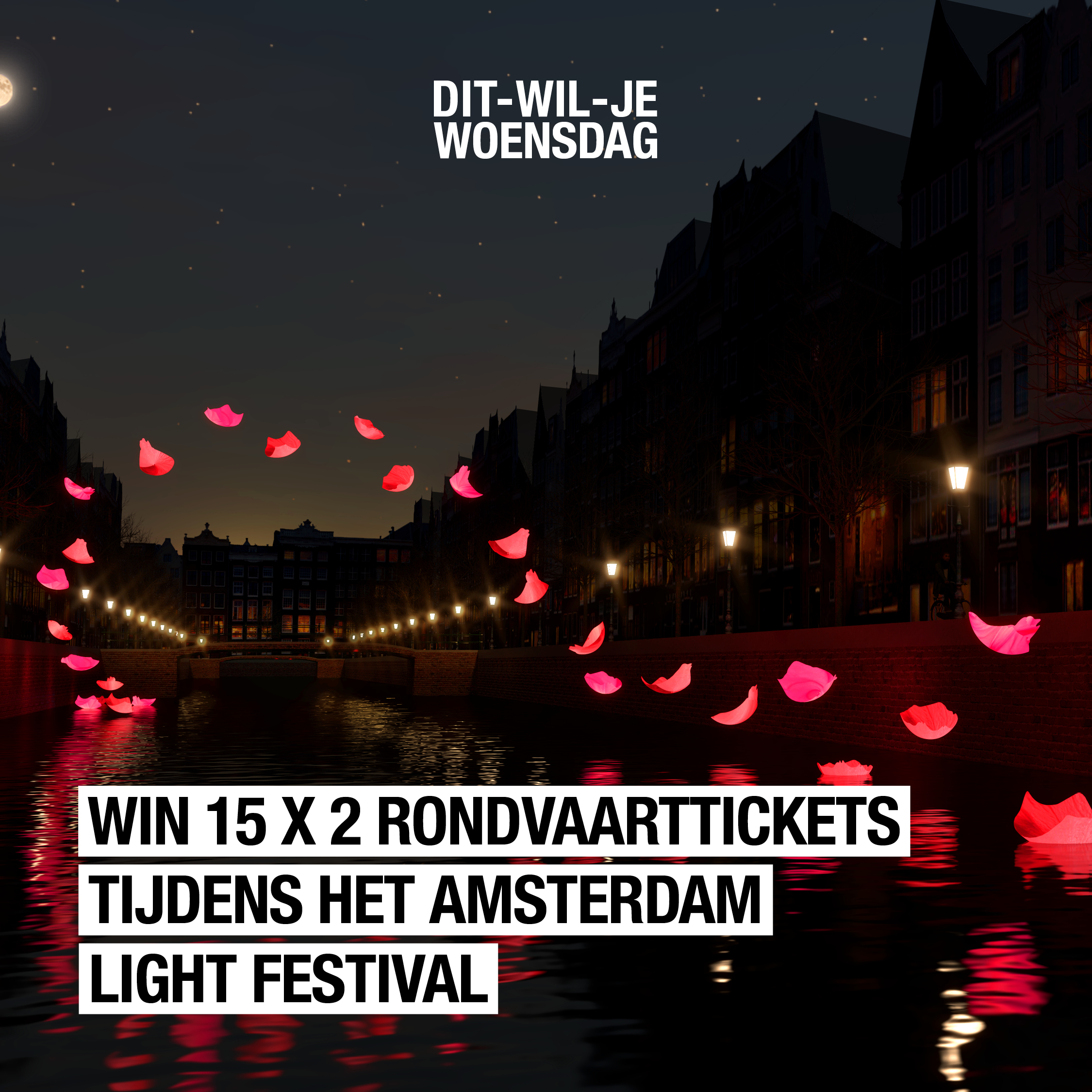 Een heerlijk lichtpuntje deze winter: maak kans op tickets voor het Amsterdam Light Festival