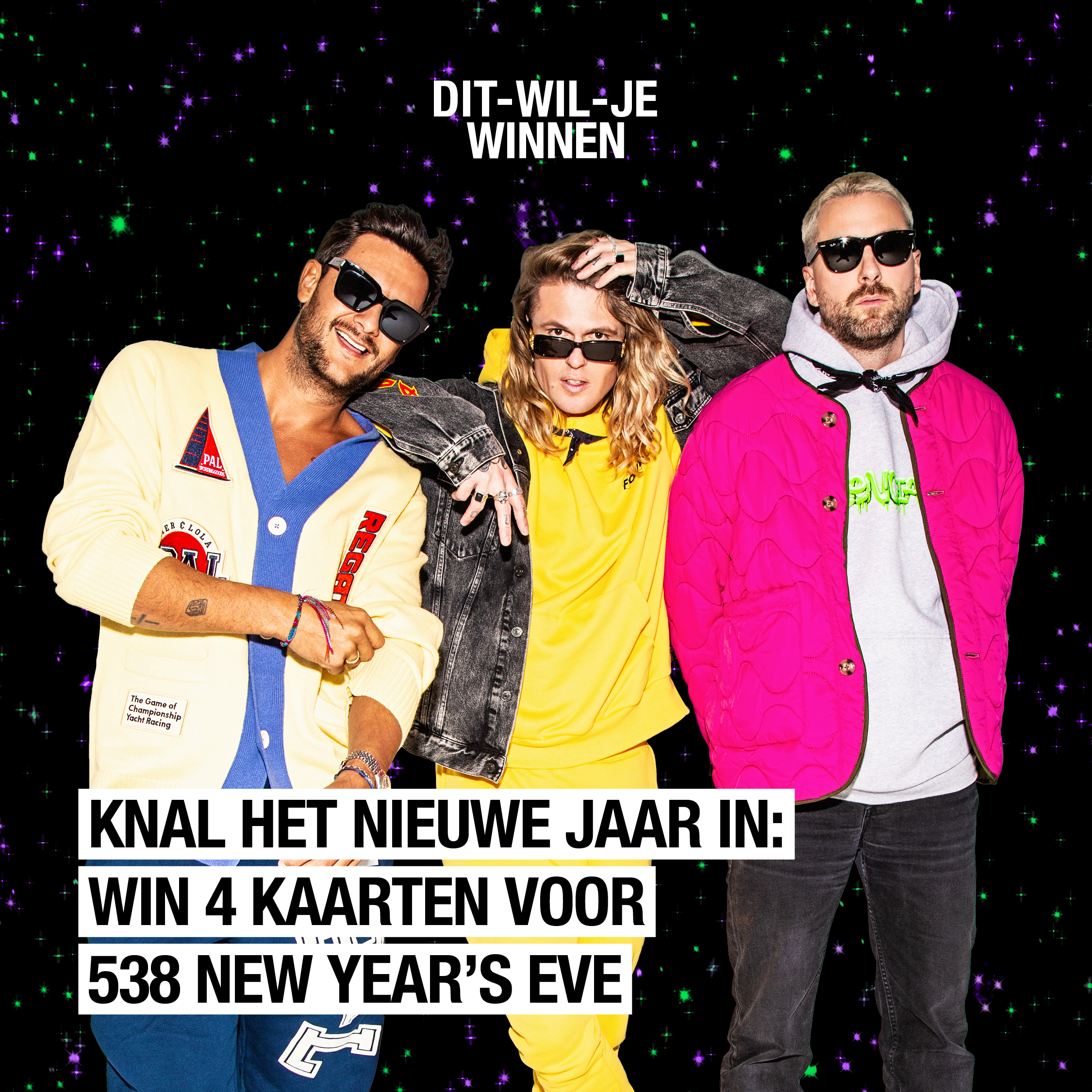 Artiesten als Mart Hoogkamer en Kris Kross Amsterdam live zien? Win kaarten voor 538 New Year's Eve