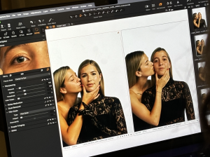 Thumbnail voor Binke was stand-in bij shoot met Jade Anna: 'Alsof ik naar mezelf kijk'