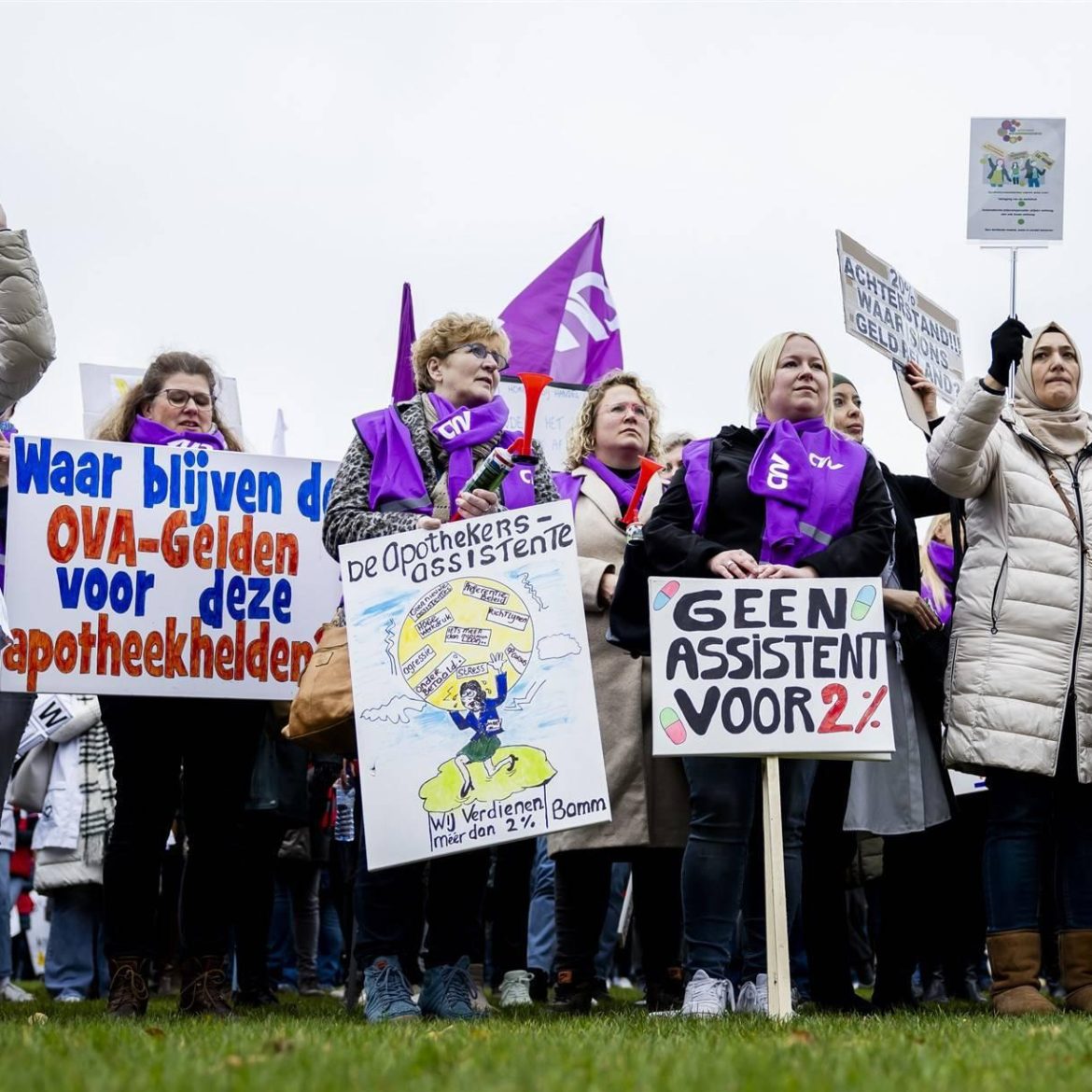 Stakingen bij apotheken gaan door, ook medewerkers in Zuid-Holland en Zeeland leggen werk neer