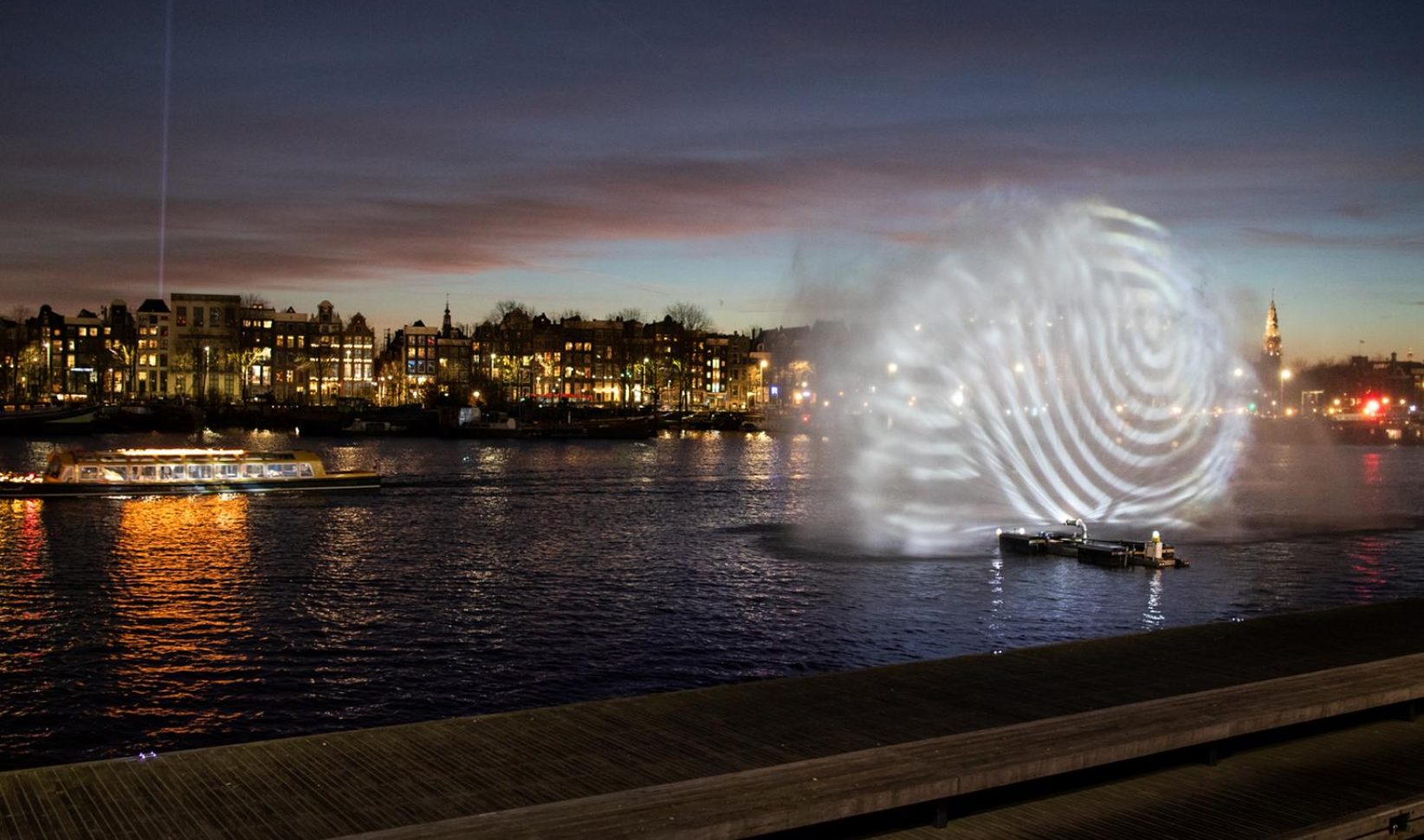 Amsterdam Light Festival tijdens kerstvakantie