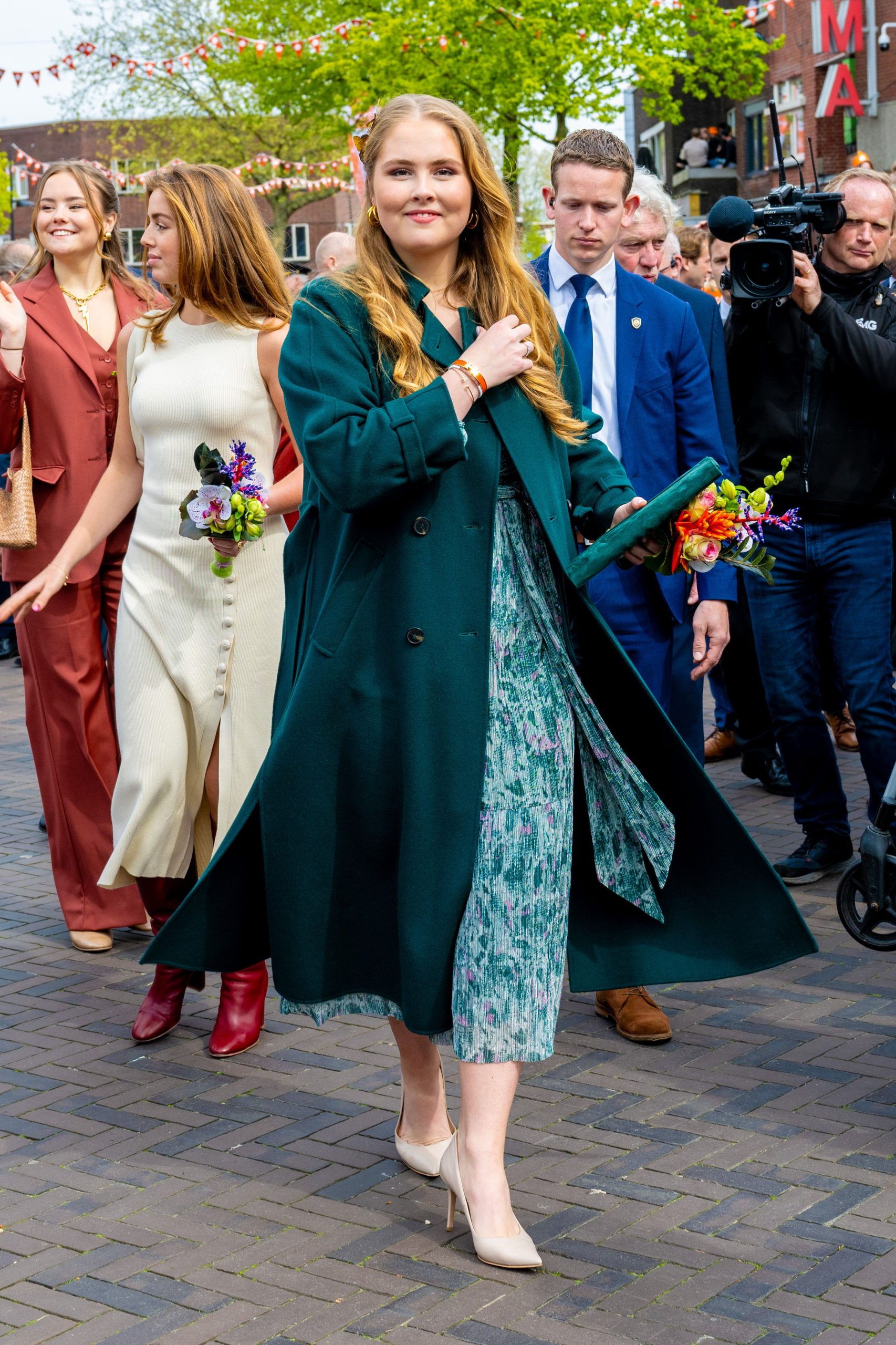 Amalia tijdens Koningsdag