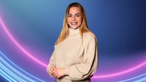 Thumbnail voor Nouchine uit 'Big Brother' is een maand te vroeg bevallen: 'Door het oog van de naald'