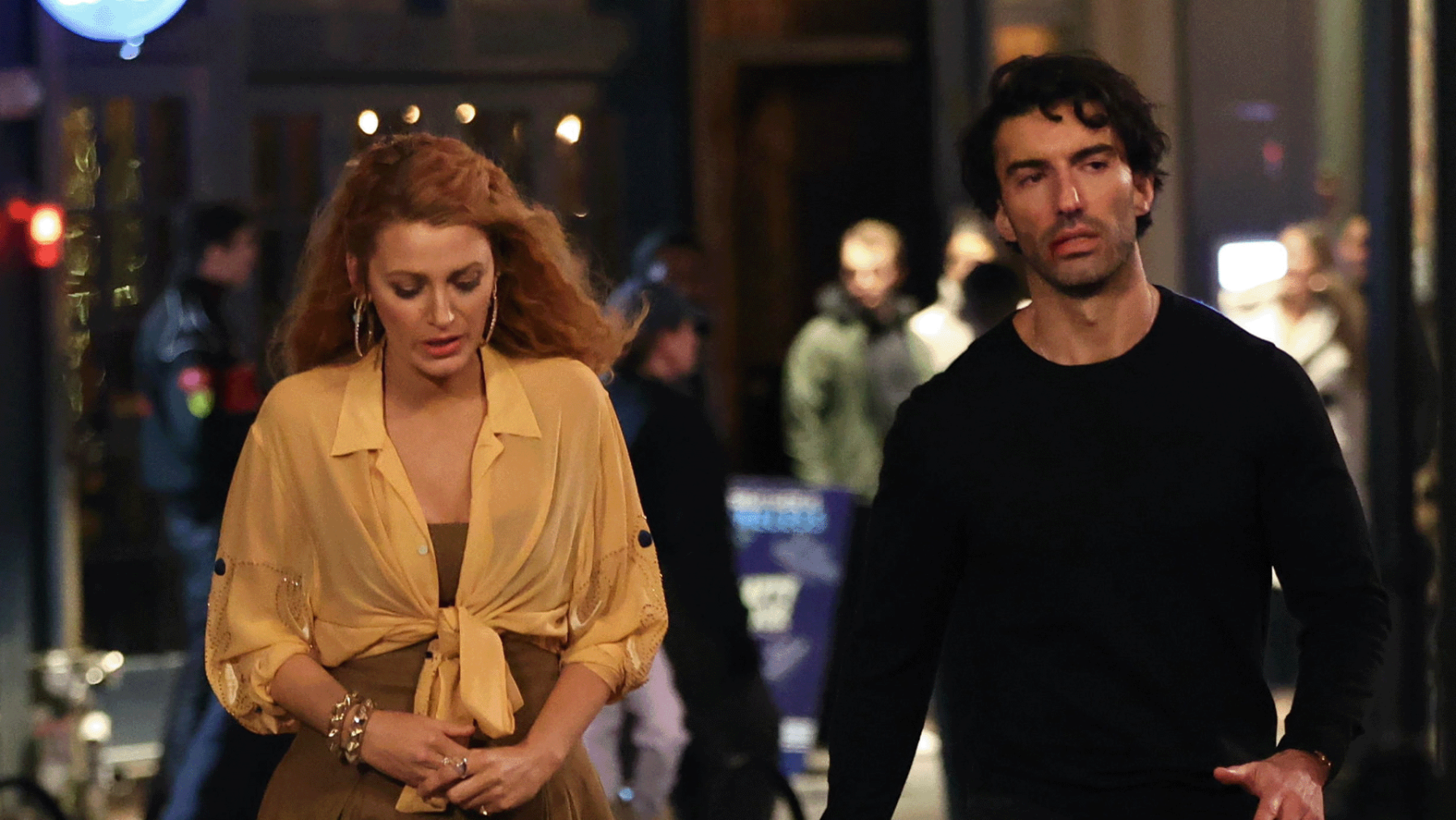 Justin Baldoni en Blake Lively in It Ends With Us.