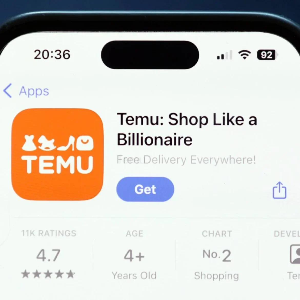 Temu app