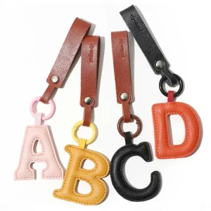 Bag charms letters