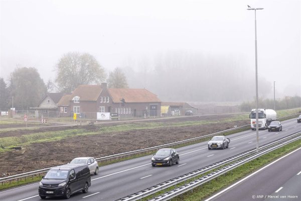 Let op de weg: code geel om mist weer uitgebreid