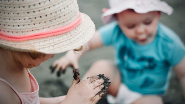 kinderen modder