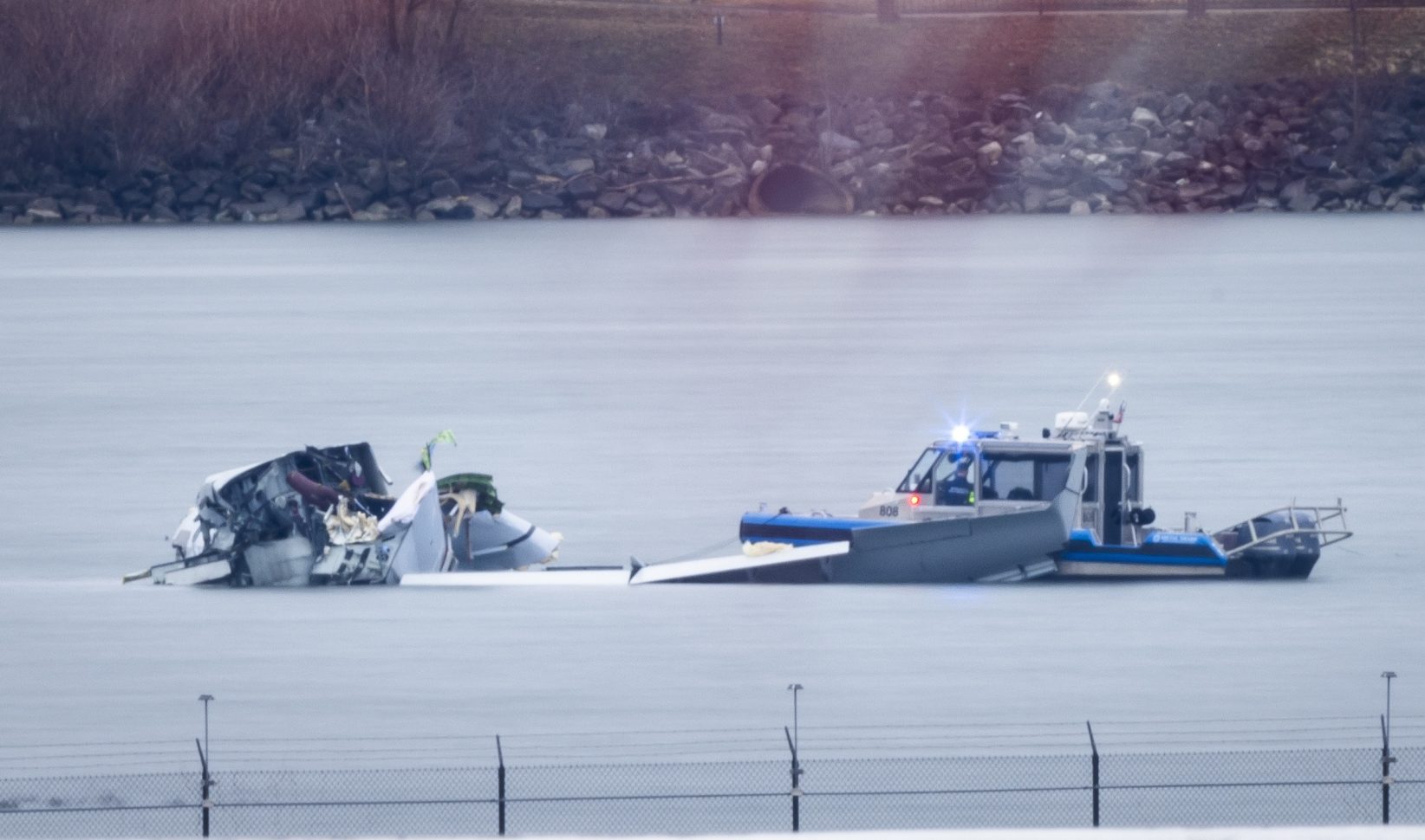 crash met legervliegtuig in Washington