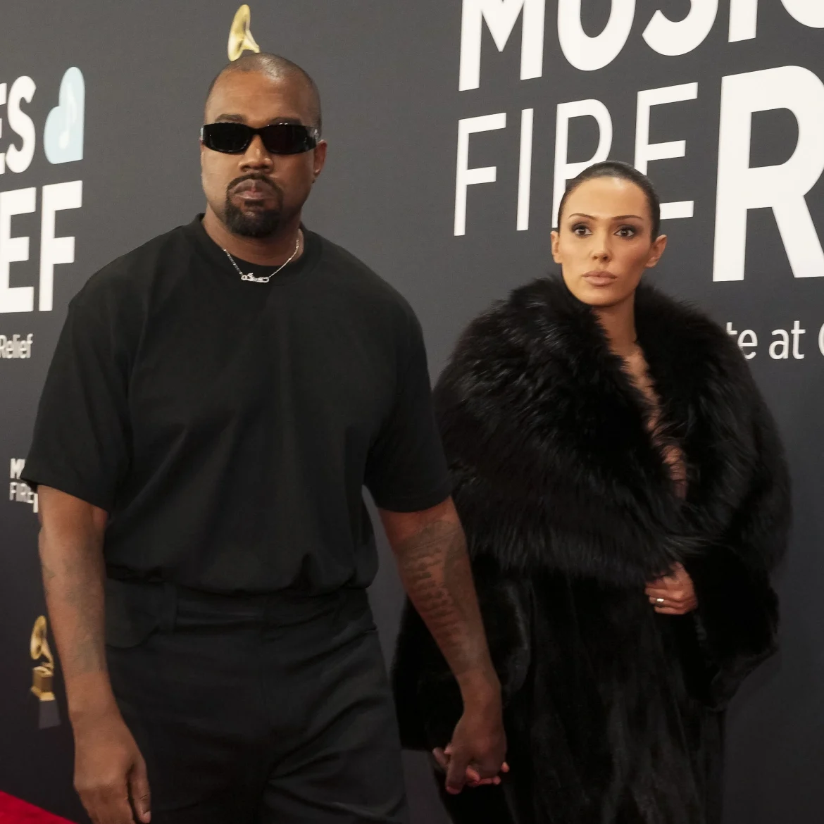 Kanye West en Bianca Censori