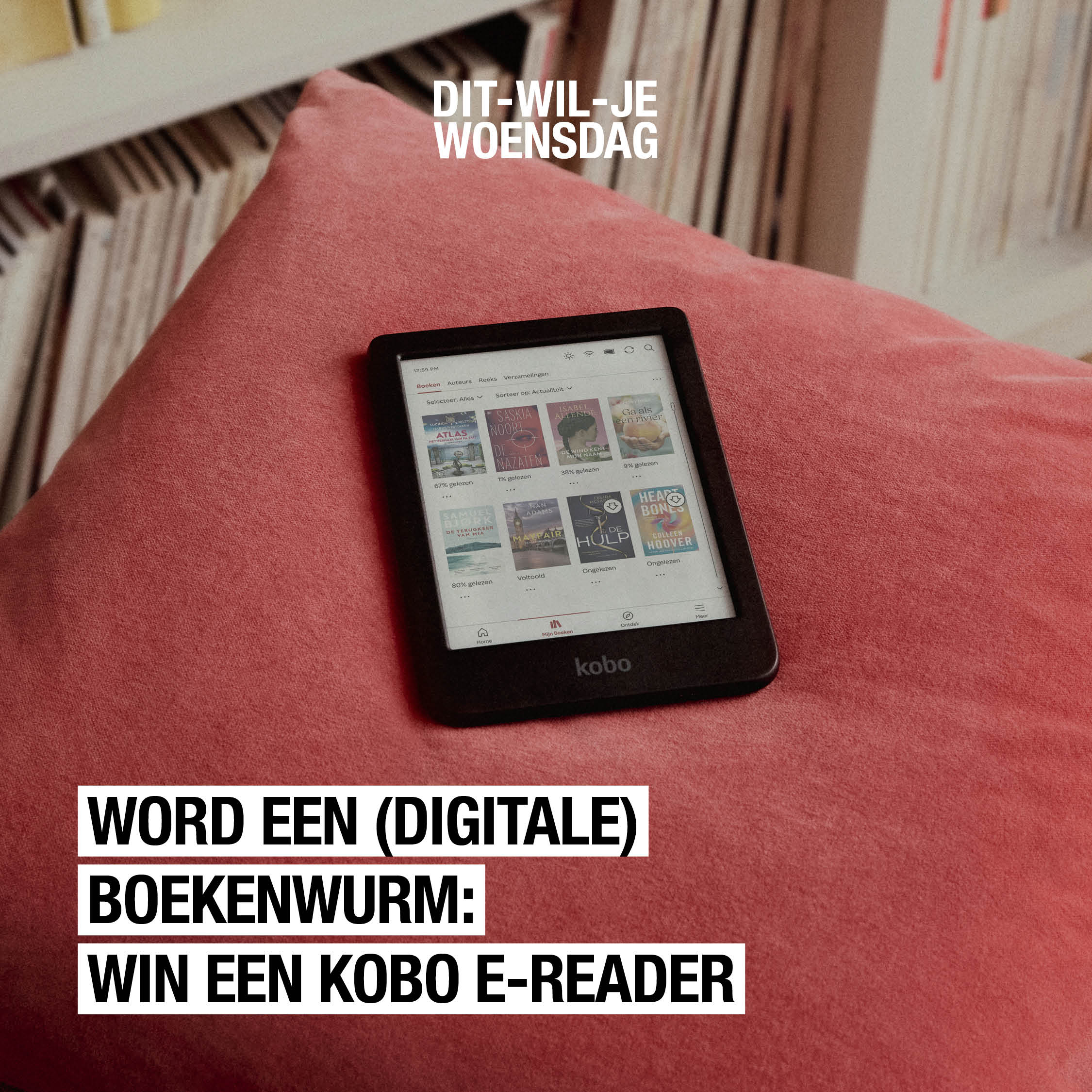 Nooit meer zonder leesvoer: maak kans op een Kobo Clara Colour eReader