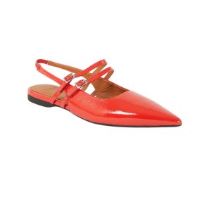 slingbacks zonder hak rood