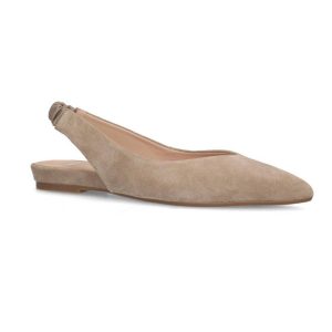 slingbacks zonder hak suede