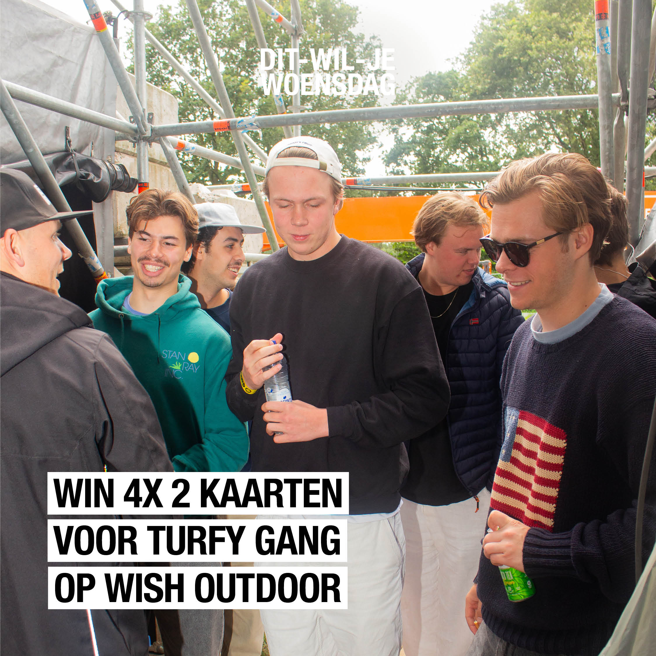 Winnen, meiden: 4 x 2 kaarten voor Turfy Gang op WiSH Outdoor Festival