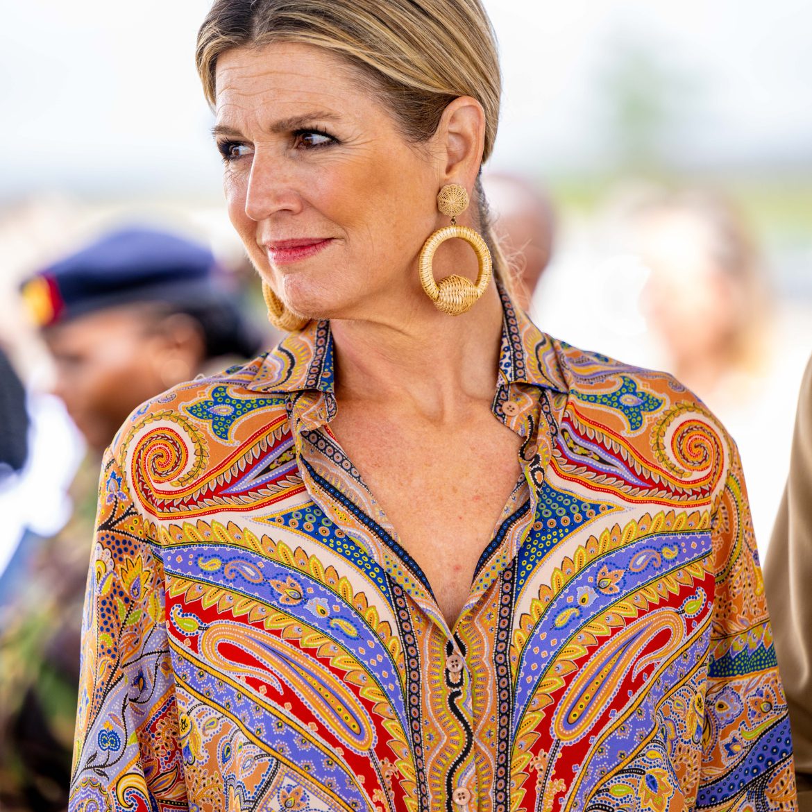 Máxima in paisleyprint