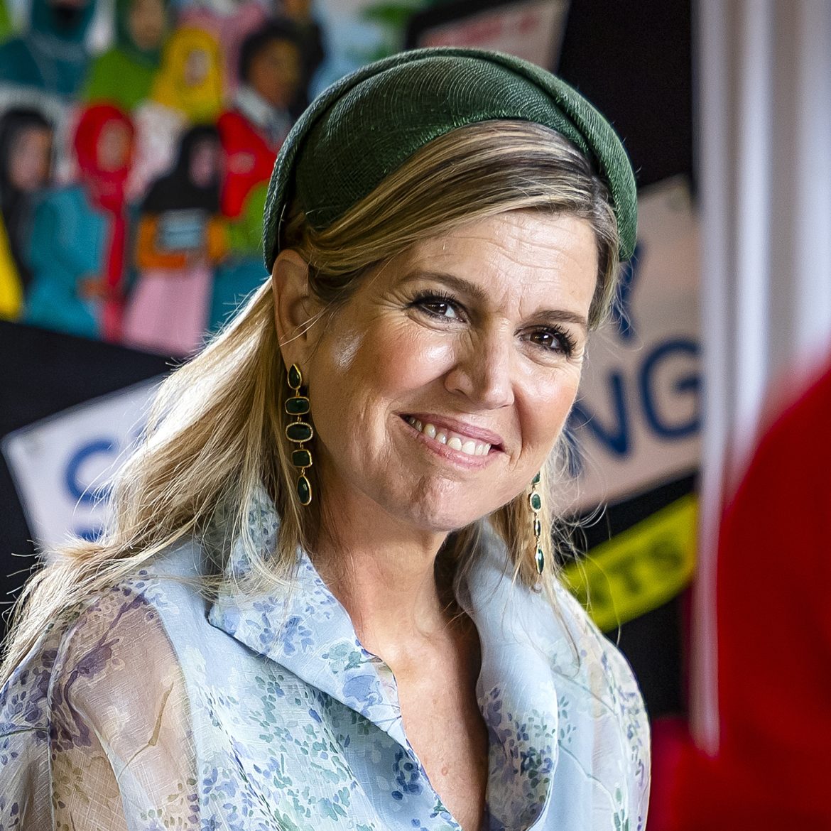 koningin maxima staatsbezoek kenia blauwe jurk natan.